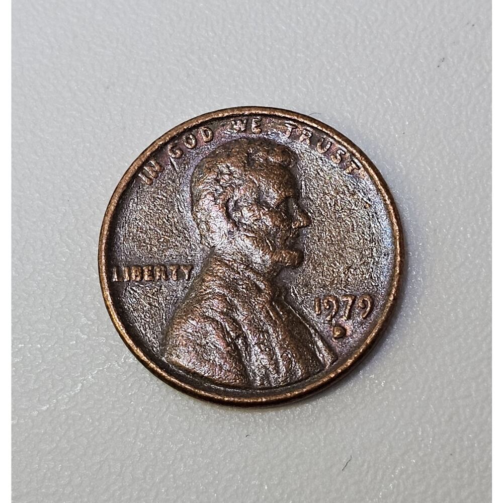 1979 D One Cent / Penny - *RARE* Filled D